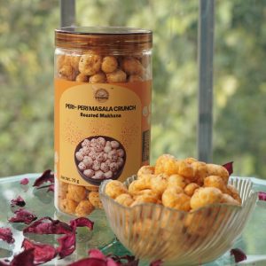 Roasted Makhana ( Peri Peri Masala Crunch)